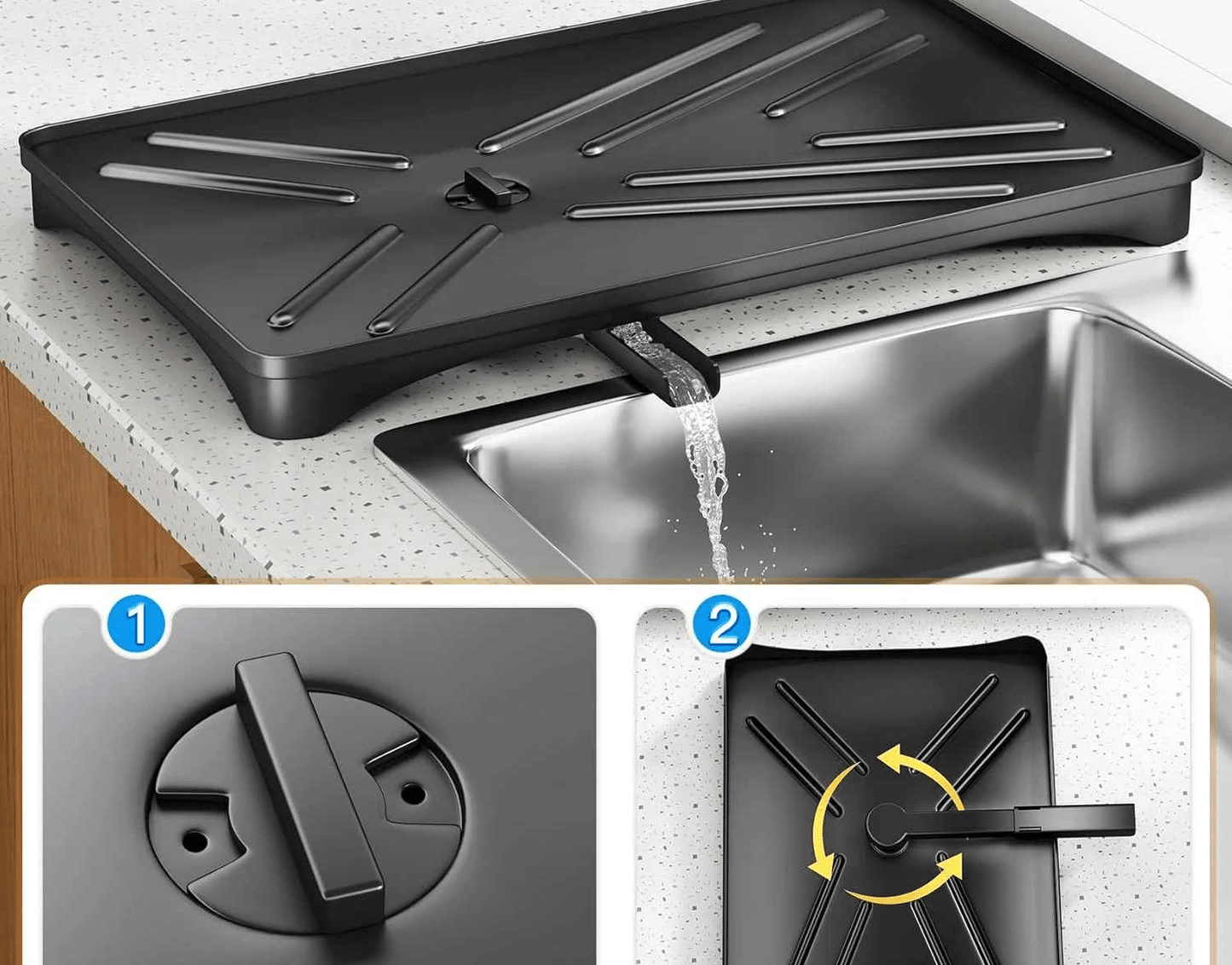 egouttoir vaisselle - Vaccage de la vaisselle - Rangement Moderne