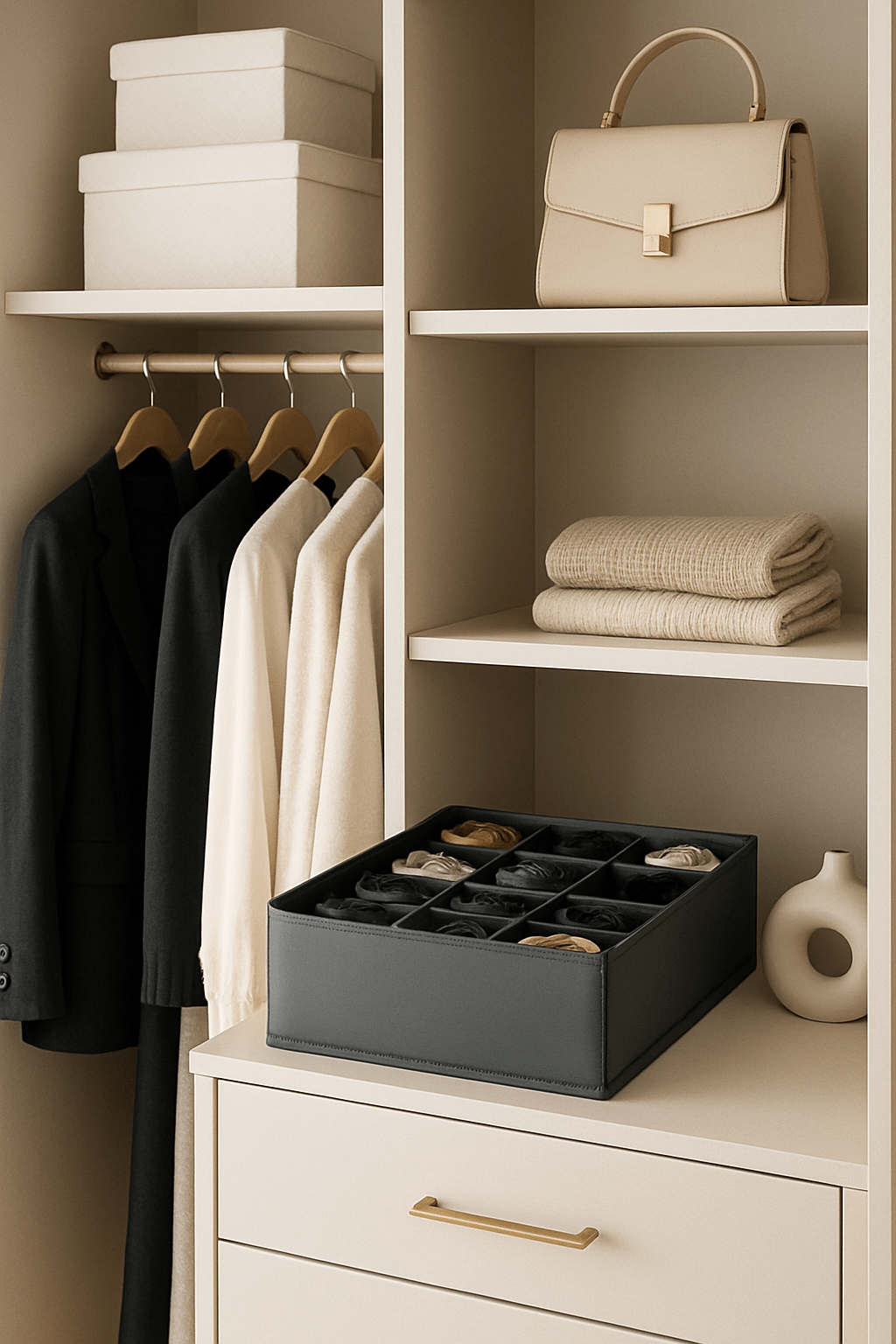 rangement vetement - séparateur de sous - vêtements - Rangement Moderne