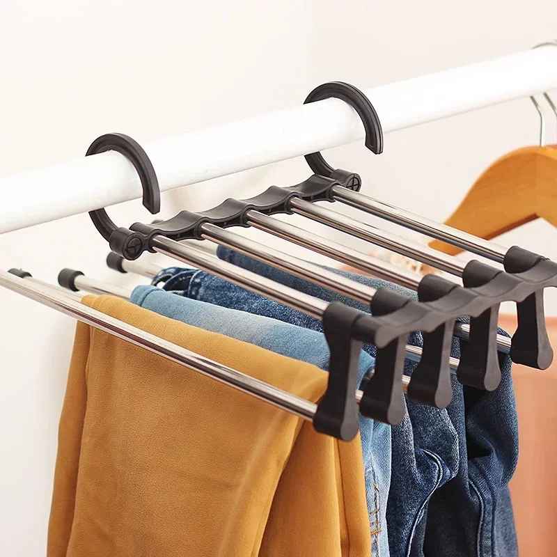 Rangement vĂȘtements - cintres en acier inoxydable - Rangement Moderne