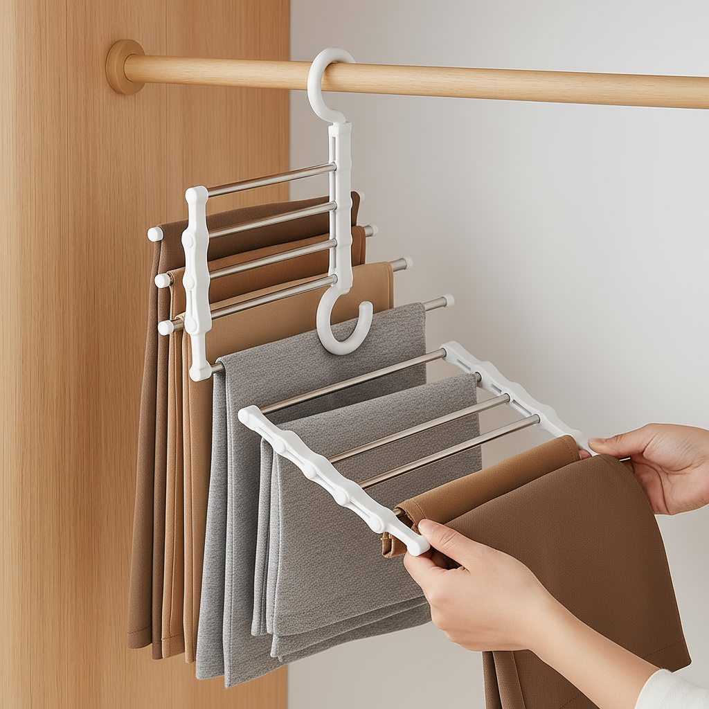 Cintre Pliable Premium - FlexiRang™ - 5-en-1