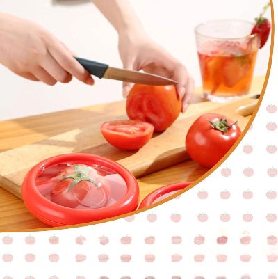 Boite de Conservation Alimentaire - SnapWrap™ - Tomate - Rangement Moderne