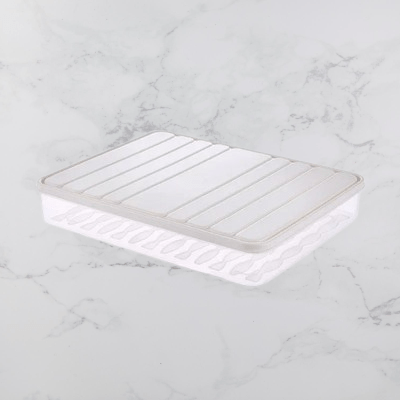 Boîte de rangement - FoodSaverBox™ - Carré blanc - Rangement Moderne