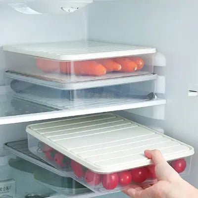 Boîte de rangement - FoodSaverBox™ - Carré blanc - Rangement Moderne