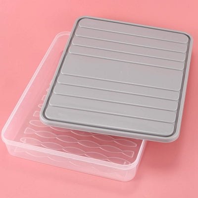 Boîte de rangement - FoodSaverBox™ - Carré gris - Rangement Moderne