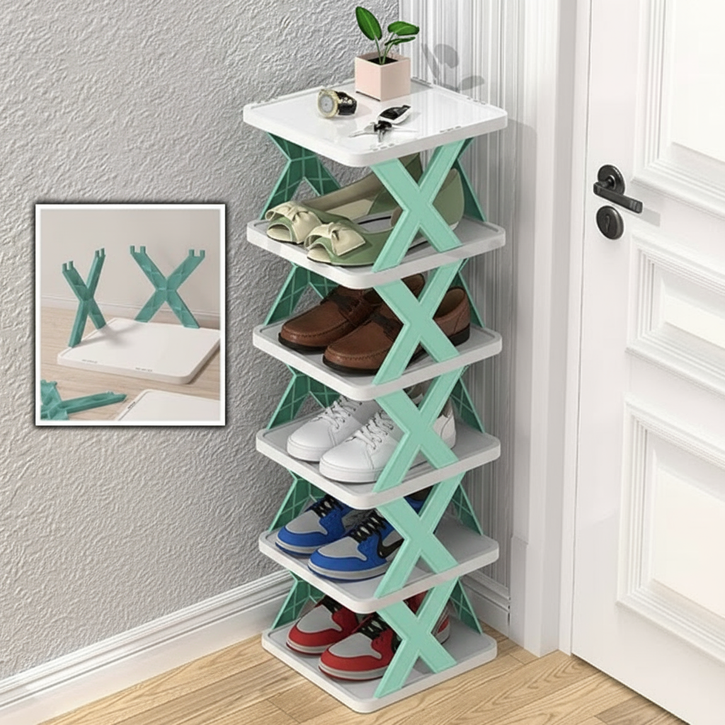 Étagère à chaussures - Pliable