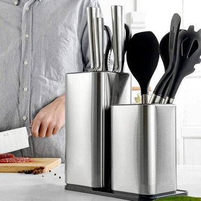 range couvert | acier inoxydable - Rangement Moderne