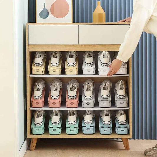 rangement chaussures bien rangee