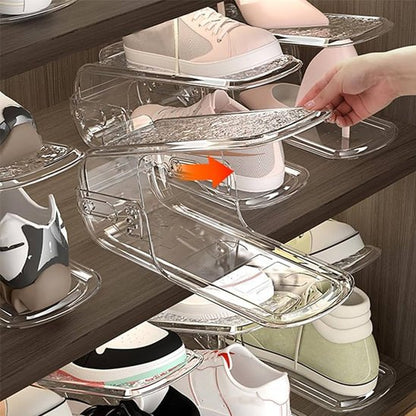#Rangement chaussures# #support transparent# #Rangement Moderne#