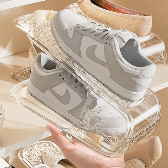#Rangement chaussures# #support transparent# #Rangement Moderne#