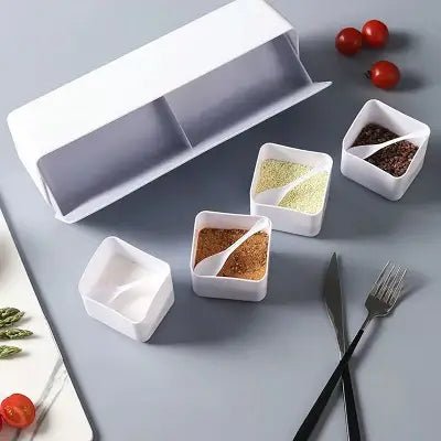 Rangement pour Épices - SeasoningBox™ - Blanc - Rangement Moderne