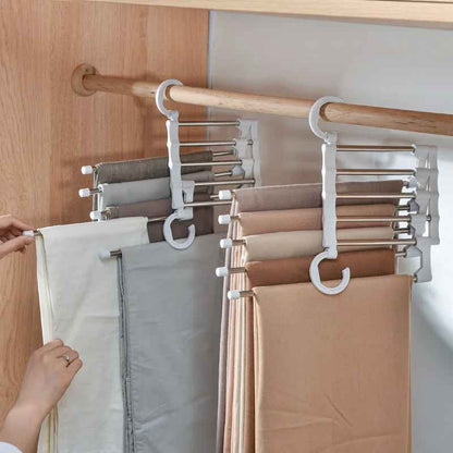 Rangement vêtements - cintres en acier inoxydable - Rangement Moderne